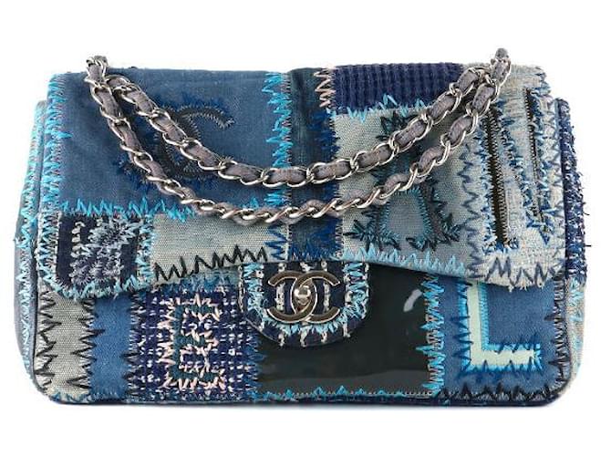 CHANEL Handbags Timeless/classique Blue  ref.1248775