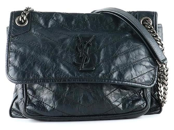 SAINT LAURENT Handbags Niki Black Leather  ref.1248784