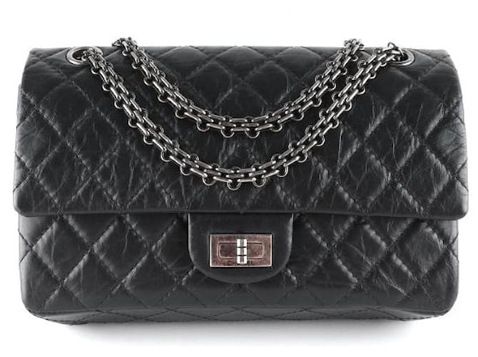 CHANEL Handbags 2.55 Black Leather  ref.1248803