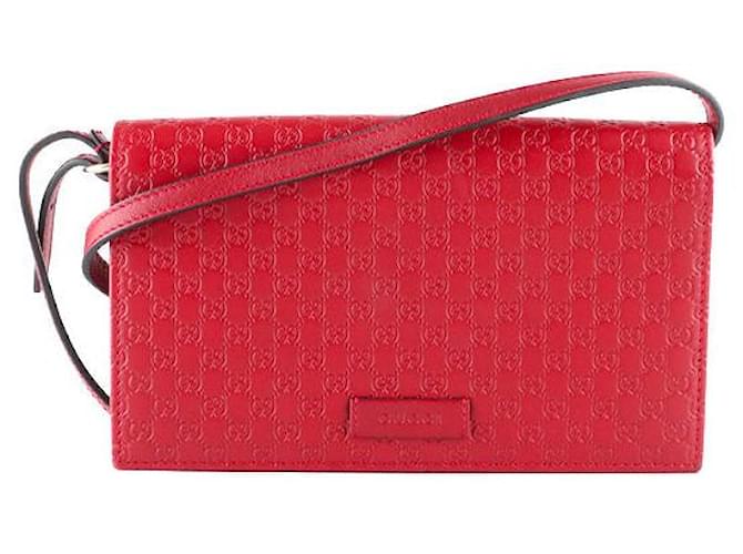 GUCCI Handbags Dark red Leather  ref.1248806