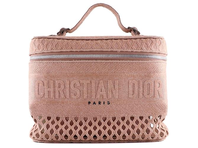 DIOR Handbags DiorTravel Pink Cloth  ref.1248940