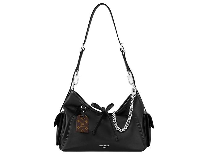 Louis Vuitton CarryAll Cargo PM Borsa in pelle nera Nero