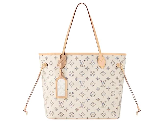 Louis Vuitton LV Neverfull MM neuf Toile Beige  ref.1249017