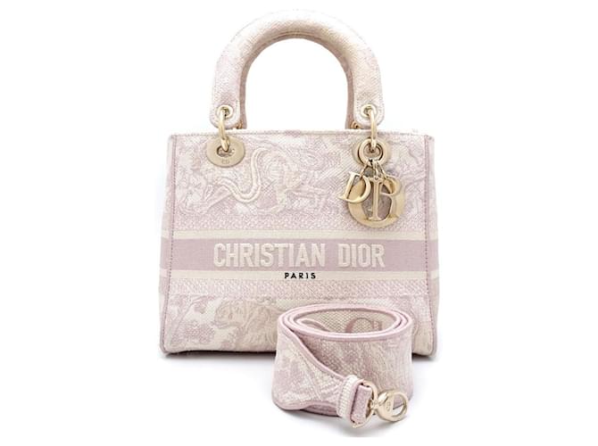 Dior Lady Dior Pink Cloth  ref.1249046