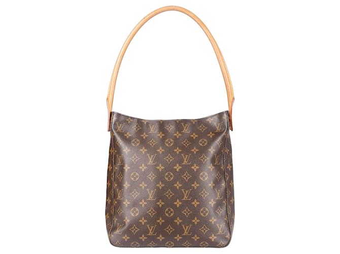 Louis Vuitton Canvas Monogram Looping GM Shoulder Bag Brown Cloth  ref.1249064