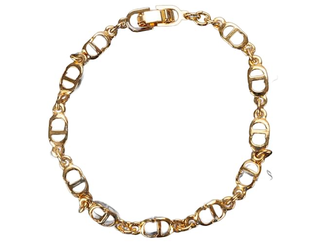 Christian Dior Golden CD Bracelet Metal  ref.1249074
