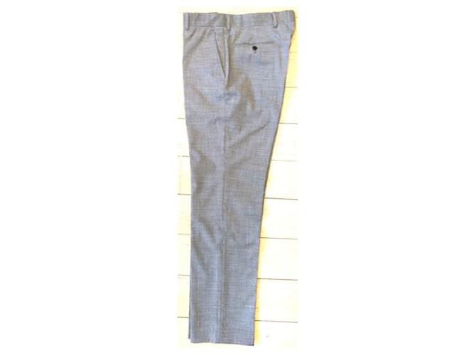 Autre Marque Fitted pants Grey Wool  ref.1249142