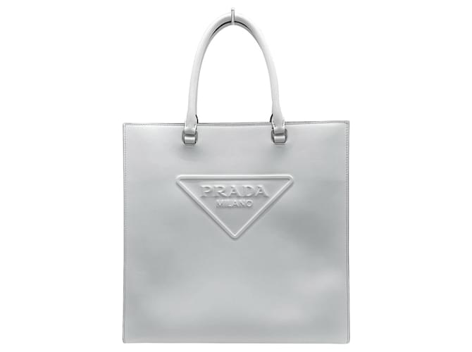 Prada -- Grey Leather  ref.1249168