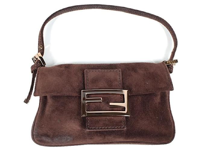 Fendi Handbags Brown Deerskin  ref.1249179