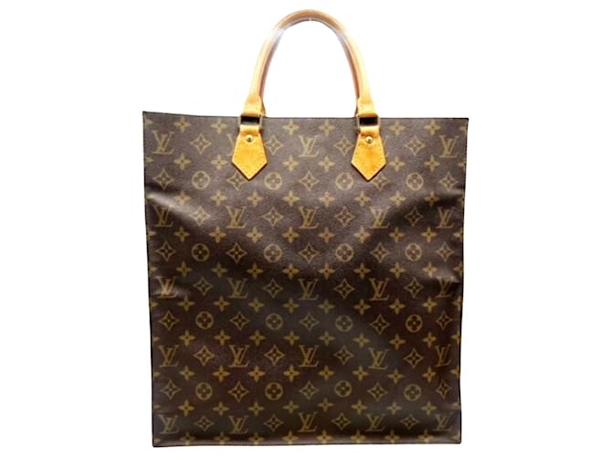 Louis Vuitton Sac plat Brown Cloth  ref.1249234