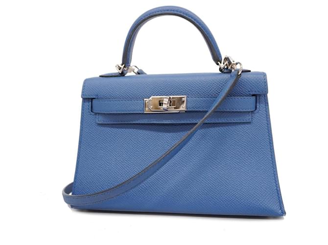 Hermès hermes kelly Blue Leather  ref.1249267