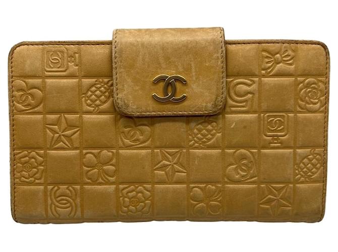 Timeless Chanel CC Beige Leather  ref.1249345