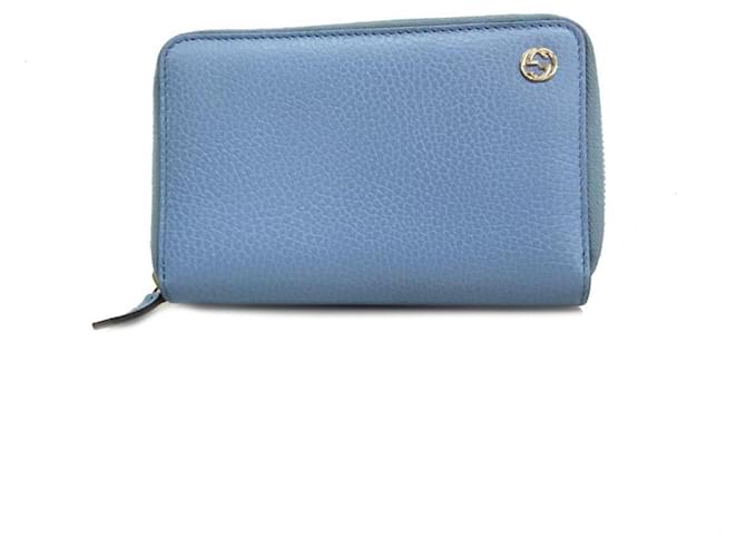 gucci Blue Leather  ref.1249422