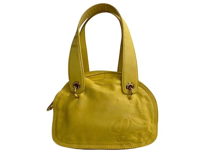 Loewe Nappa Anagram Mini Boston Tasche Lederhandtasche in sehr gutem Zustand  ref.1249741