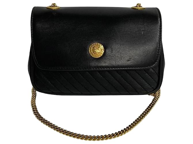 Céline Mini Triomphe Chain Bag Leather  ref.1249760
