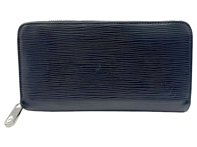 Louis Vuitton Zippy Wallet Cuir Noir  ref.1249832