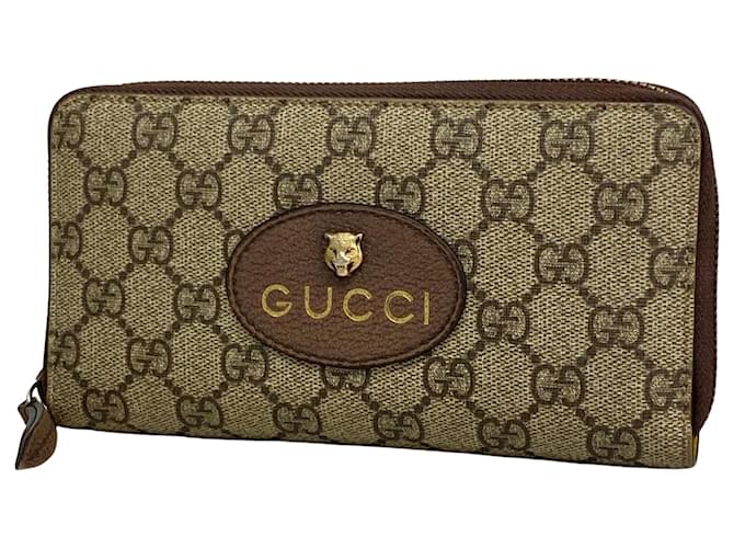 Gucci GG Supreme Marrone Tela  ref.1249911