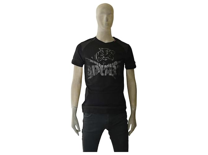 Philipp Plein Camisetas Negro Algodón  ref.1250092