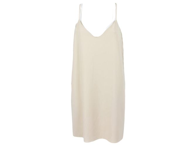Mini vestido The Row de lã bege