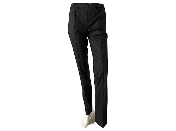 Vera Wang Pantalons Coton Noir  ref.1250122