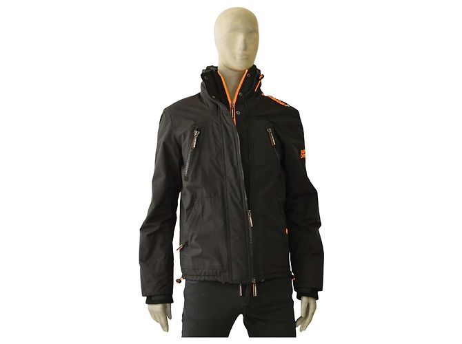 Giacca Superdry The Wind Attacker uomo nera nylon M Nero