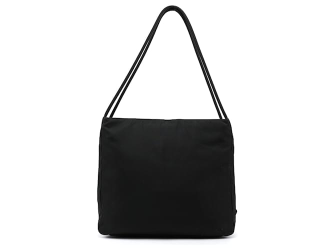 Tote PRADA Shoulder bags Synthetic Black tessuto  ref.1250279