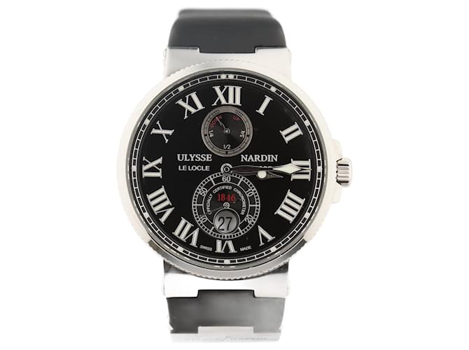 Autre Marque Ulysse Nardin Maxi Marine Chronometer 43MM Schwarz Stahl  ref.1250415