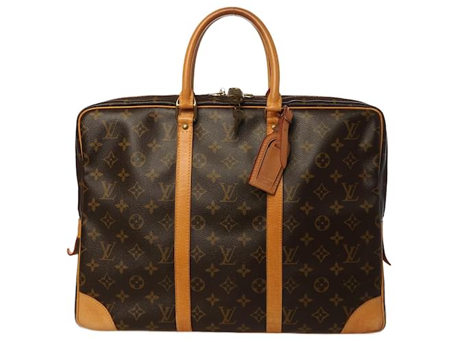 Louis Vuitton Porte-Documents Voyage in brown Leather  ref.1250418