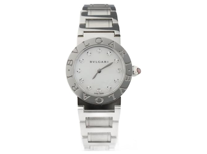 Bvlgari Bulgari Bulgari BBL26S quartz watch stainless steel White  ref.1250559