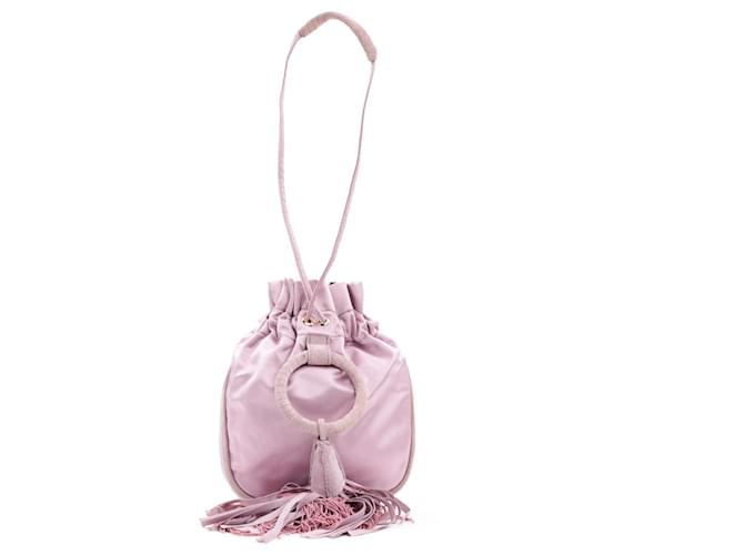 BOTTEGA VENETA Minitaschen Seide Rosa Pink  ref.1250715