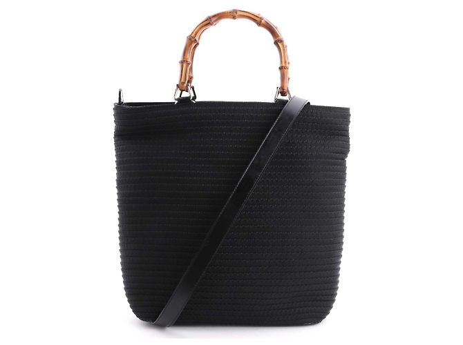 Bolsos GUCCI T. Cuero Negro