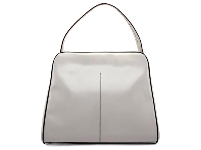 PRADA Handbags Patent leather White Re-Edition 1995  ref.1250737