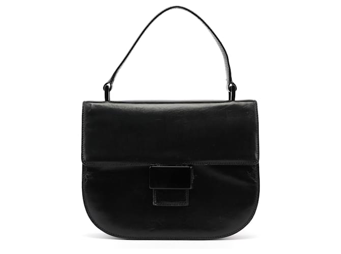 Vitello Prada Handbags Leather Black Cleo  ref.1250772