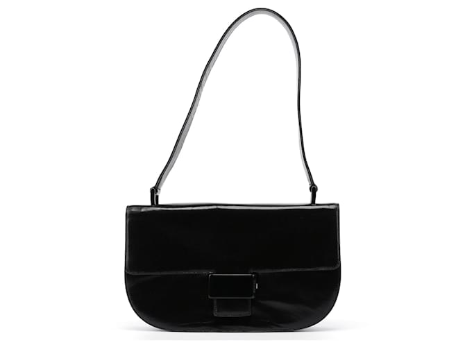 Vitello PRADA Bags Leather Black Cleo  ref.1250790