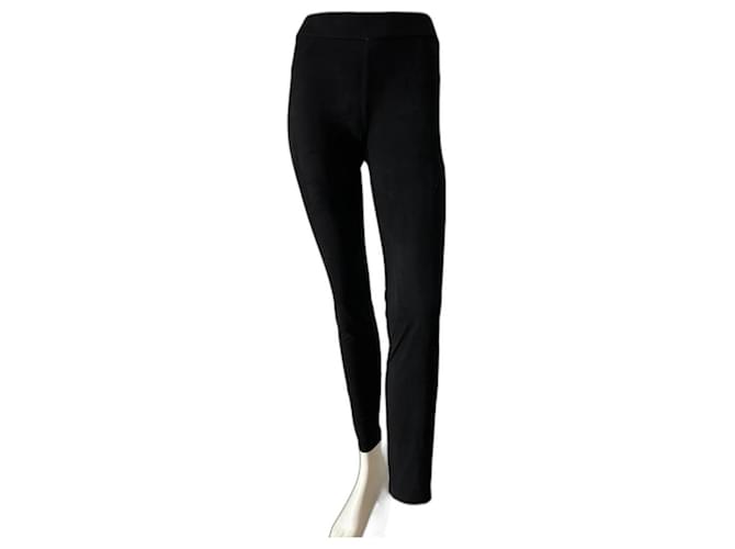 Vera Wang Pants, leggings Black Polyester Elastane  ref.1250868