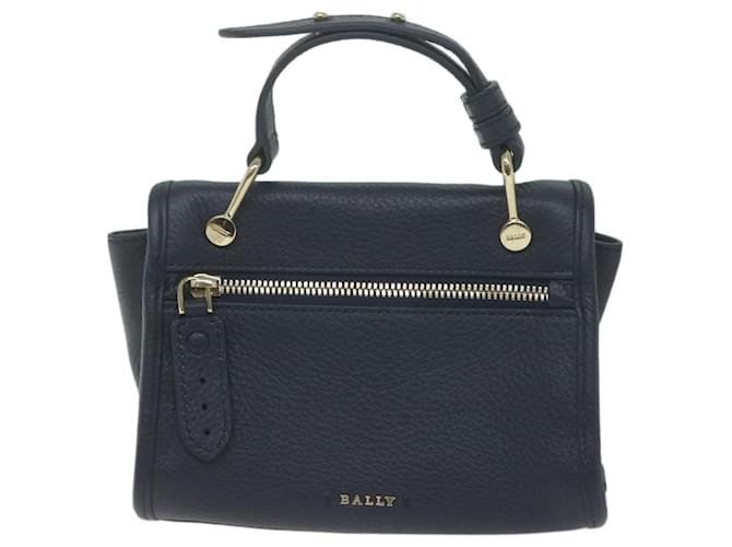 Bally Navy blue Leather  ref.1250947