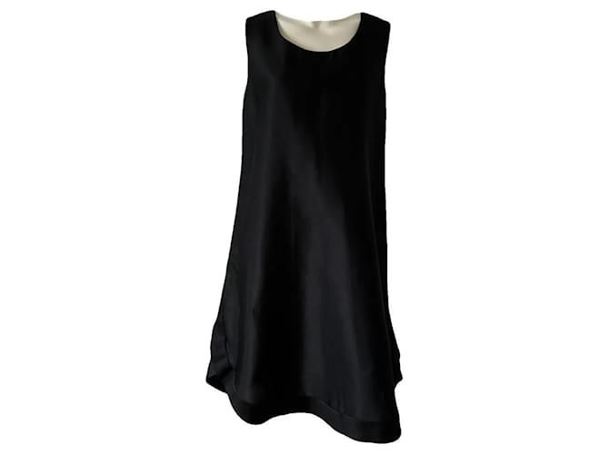Vera Wang Dresses Black Silk Cotton  ref.1251017