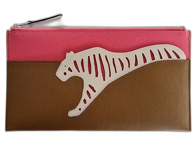 Estuche Hermès ROOROO de piel