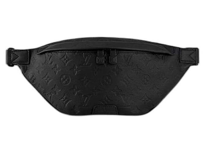 Louis Vuitton Bolsa de cintura LV descoberta preta Preto Couro  ref.1251027