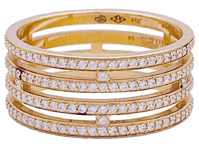 Anello di Hermès, "Ariane", Oro rosa, Diamants. Diamante  ref.1251061
