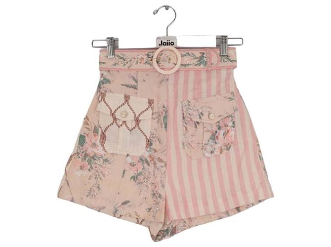 Zimmermann Cotton mini shorts Beige  ref.1251064