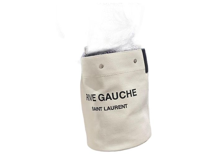 SAINT LAURENT Bolsos T. Algodón Blanco