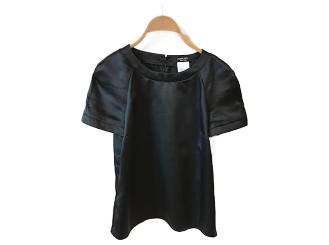CHANEL  Tops T.International M Synthetic Black  ref.1251128