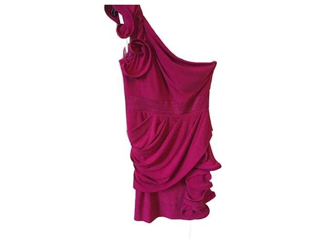 Autre Marque NON SIGNE / UNSIGNED  Dresses T.fr 14 ans - S Synthetic Pink  ref.1251141