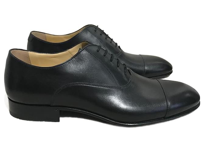 CHANEL  Flats T.eu 42 leather Black  ref.1251157