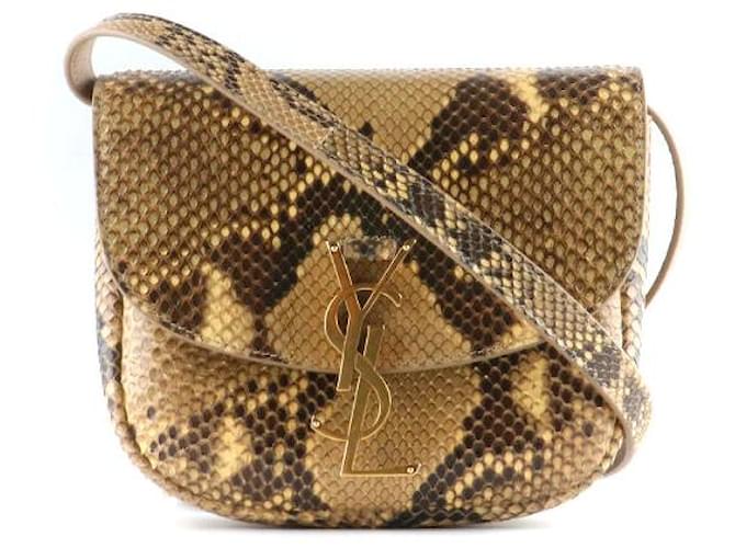 SAINT LAURENT  Handbags T.  Exotic leathers Brown  ref.1251168