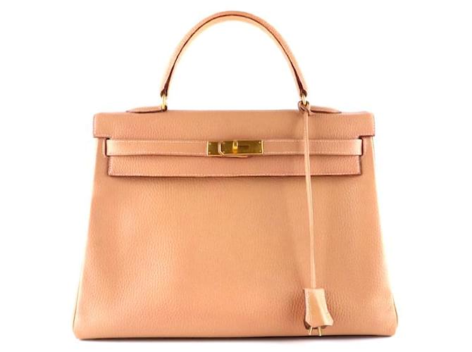 Kelly Hermès HERMES Handtaschen T.  Leder Pink  ref.1251173