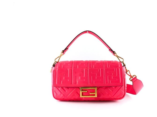Baguette FENDI  Handbags T.  leather Pink  ref.1251175