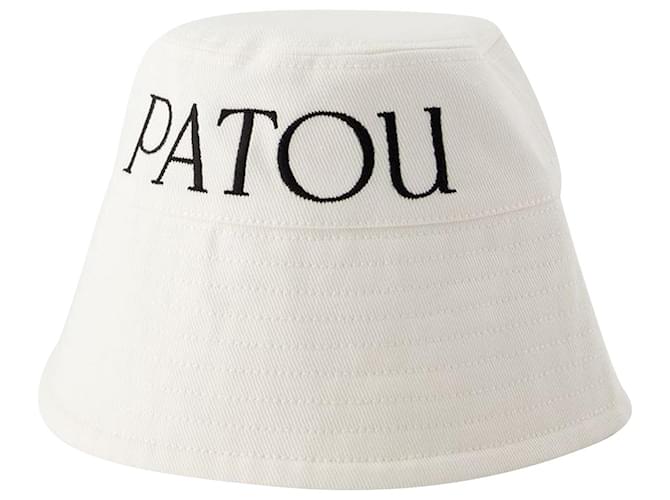 Autre Marque Chapéu Bucket Patou - PATOU - Algodão - Branco  ref.1251305