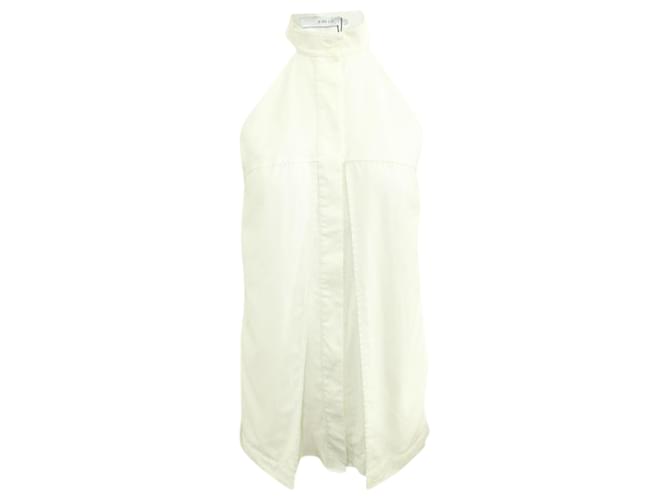 Autre Marque Chemise blanche sans manches Coton  ref.1251343
